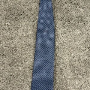 Armani Collezioni Navy Geometric Tie